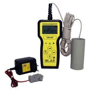 Газоанализатор кислорода и токсичных газов с цифровой индикацией показателей ОКА-92МТ-О2-С6Н14-СО